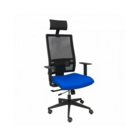 Sedia Ufficio con Poggiatesta Piqueras y Crespo B10CRPC Azzurro