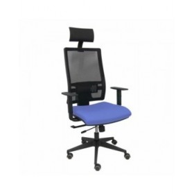 Sedia Ufficio con Poggiatesta Piqueras y Crespo B10CRPC Azzurro