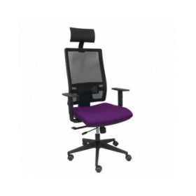 Sedia Ufficio con Poggiatesta Piqueras y Crespo B10CRPC Viola