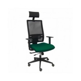 Sedia Ufficio con Poggiatesta Piqueras y Crespo B10CRPC Verde scuro Scuro
