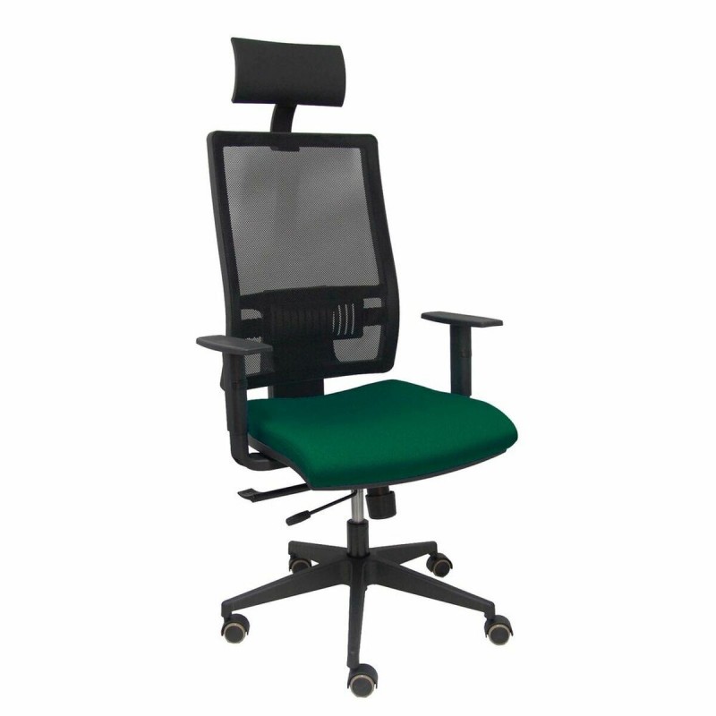 Sedia Ufficio con Poggiatesta Piqueras y Crespo B10CRPC Verde scuro Scuro