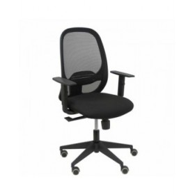 Sedia da Ufficio Piqueras y Crespo 0B10CRP Nero Con braccioli