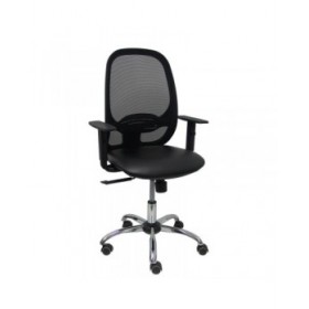 Sedia da Ufficio Piqueras y Crespo 10CCRRN Nero Con braccioli