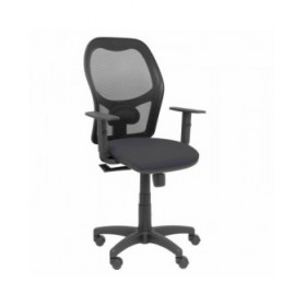 Sedia da Ufficio Piqueras y Crespo 0B10CRN Grigio scuro Con braccioli