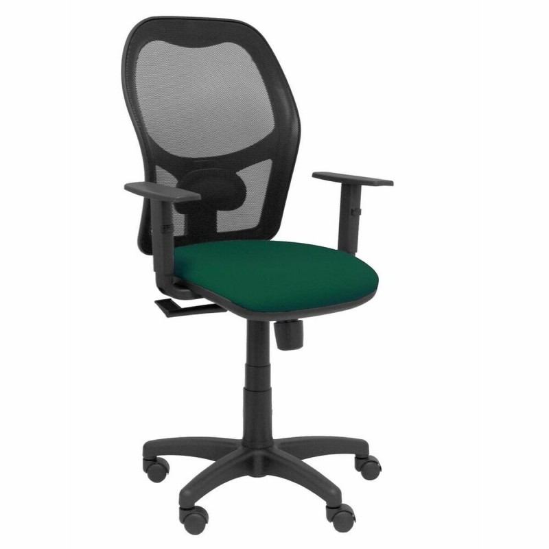 Sedia da Ufficio Piqueras y Crespo 6B10CRN Verde scuro Con braccioli