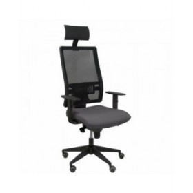 Sedia Ufficio con Poggiatesta Piqueras y Crespo B10CRPC Grigio Grigio scuro