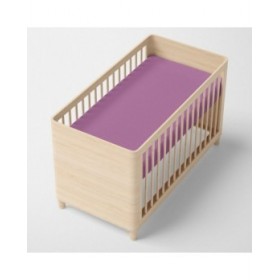 Lenzuolo con angoli HappyFriday BASIC KIDS Lilla 60 x 120 x 14 cm