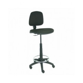 Sgabello Piqueras y Crespo PB840RN Nero PVC