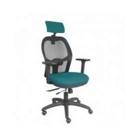 Sedia Ufficio con Poggiatesta Piqueras y Crespo B3DRPCR Azzurro