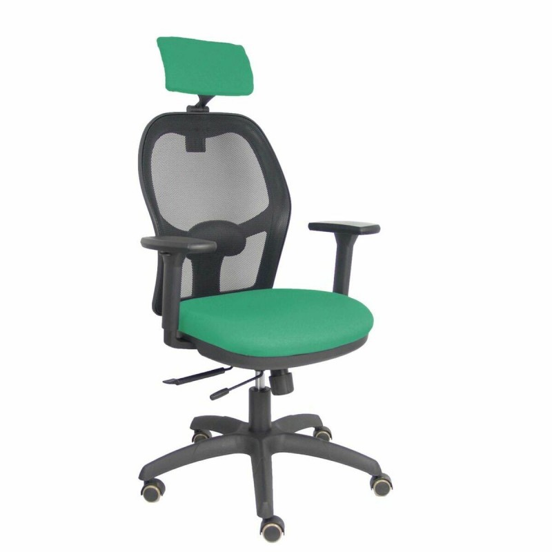 Sedia Ufficio con Poggiatesta Piqueras y Crespo B3DRPCR Verde Smeraldo