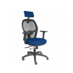 Sedia Ufficio con Poggiatesta Piqueras y Crespo B3DRPCR Blu Marino