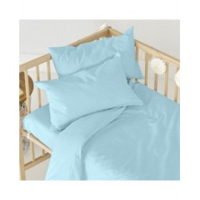 Lenzuolo con angoli HappyFriday BASIC KIDS Azzurro 60 x 120 x 14 cm