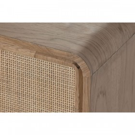 Mobile TV Home ESPRIT Naturale Rattan Rovere 157 x 40 x 46 cm