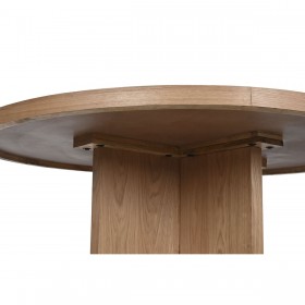 Tavolo da Pranzo Home ESPRIT Naturale legno di rovere 152 x 152 x 78 cm