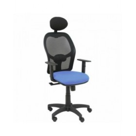 Sedia Ufficio con Poggiatesta Piqueras y Crespo B10CRNC Azzurro Azzurro Chiaro