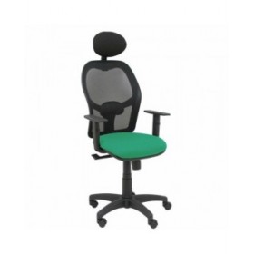 Sedia Ufficio con Poggiatesta Piqueras y Crespo B10CRNC Verde Smeraldo