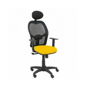 Sedia Ufficio con Poggiatesta Piqueras y Crespo B10CRNC Giallo