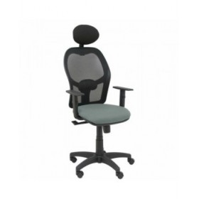 Sedia Ufficio con Poggiatesta Piqueras y Crespo B10CRNC Grigio