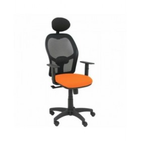 Sedia Ufficio con Poggiatesta Piqueras y Crespo B10CRNC Arancio