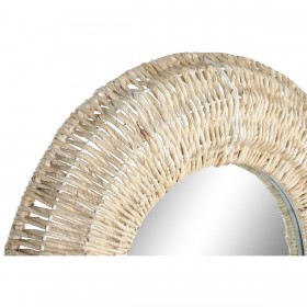 Specchio da parete Home ESPRIT Naturale Fibra 68 x 7,5 x 128 cm