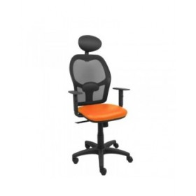 Sedia Ufficio con Poggiatesta Piqueras y Crespo B10CRNC Arancio