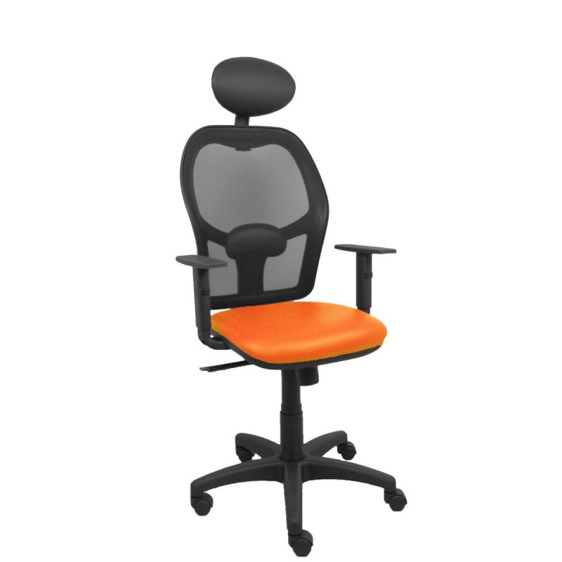 Sedia Ufficio con Poggiatesta Piqueras y Crespo B10CRNC Arancio