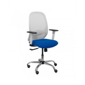 Sedia da Ufficio Piqueras y Crespo 354CRRP Azzurro Bianco