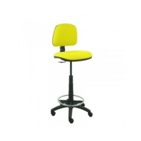 Sgabello Piqueras y Crespo PB100RN Giallo PVC