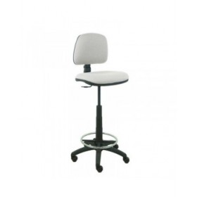Sgabello Piqueras y Crespo CPB40RN Grigio chiaro PVC