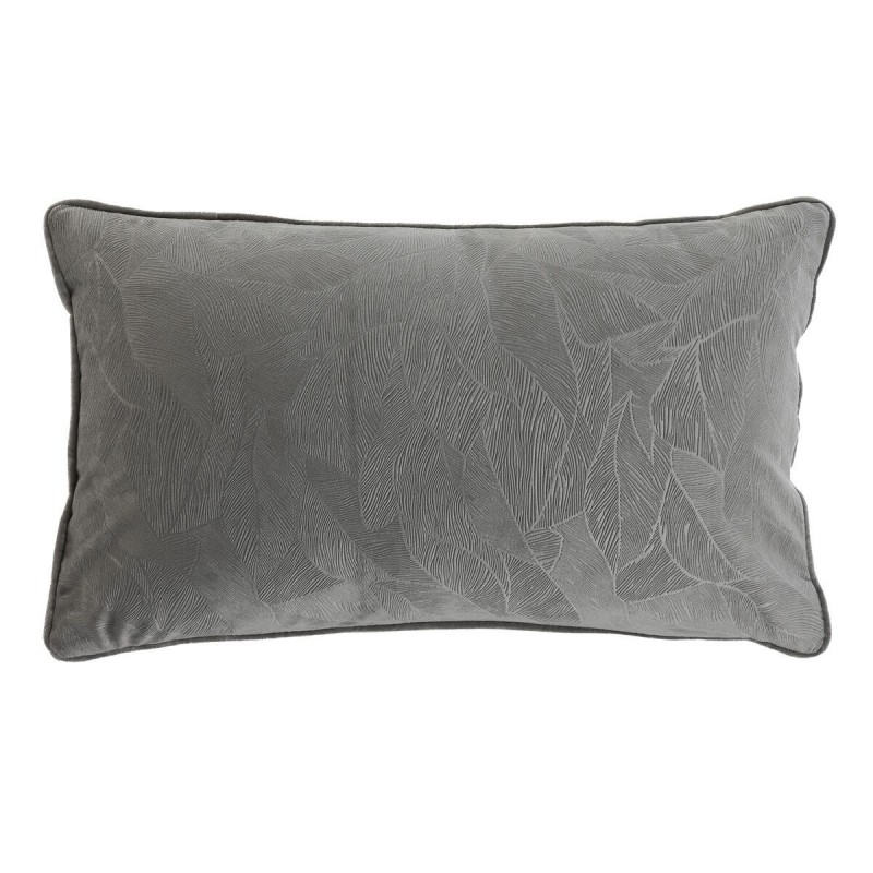Cuscino Home ESPRIT Grigio chiaro 50 x 30 cm