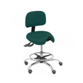 Sgabello Zarza Piqueras y Crespo 426CRRP Verde scuro PVC