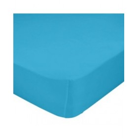 Lenzuolo con angoli HappyFriday BASIC KIDS Turchese 70 x 140 x 14 cm