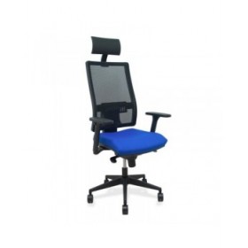 Sedia Ufficio con Poggiatesta Horna Piqueras y Crespo B3DR65C Azzurro