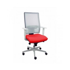 Sedia da Ufficio Horna Piqueras y Crespo 50B4BRP Bianco Rosso