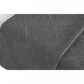 Trapunta Home ESPRIT Grigio chiaro 240 x 260 cm