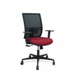 Sedia da Ufficio Yunquera Piqueras y Crespo 0B68R65 Rosso Granato