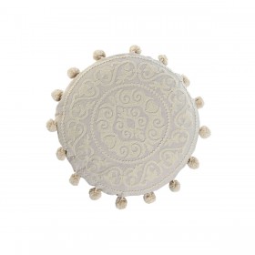 Cuscino Home ESPRIT Beige Romantico 45 x 45 x 10 cm