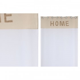 Tenda Home ESPRIT Bianco Naturale 140 x 260 cm