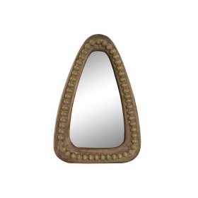 Specchio da parete Home ESPRIT Marrone Legno Coloniale Palle 24 x 4 x 35 cm