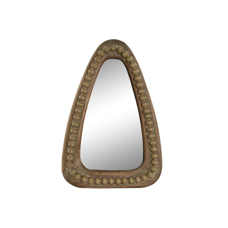 Specchio da parete Home ESPRIT Marrone Legno Coloniale Palle 24 x 4 x 35 cm