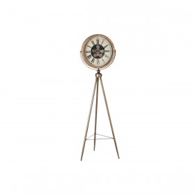 Orologio Home ESPRIT Cristallo Legno di abete 61 x 55 x 183 cm