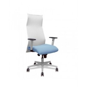 Sedia da Ufficio Piqueras y Crespo 54BR65G Bianco Blu cielo