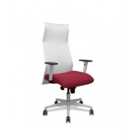 Sedia da Ufficio Piqueras y Crespo 54BR65G Bianco Rosso Granato