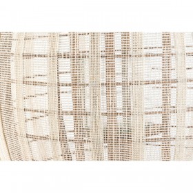 Portacandele Home ESPRIT Bianco Naturale Legno Cristallo 37 x 37 x 56 cm