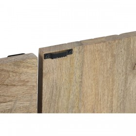 Decorazione da Parete Home ESPRIT Naturale Moderno Foglia della pianta 90 x 3 x 90 cm (9 Pezzi)