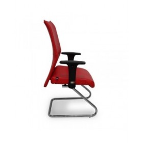 Sedia da Ufficio Piqueras y Crespo P350B24 Rosso