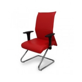 Sedia da Ufficio Piqueras y Crespo P350B24 Rosso