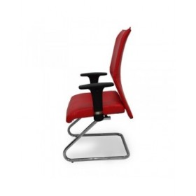 Sedia da Ufficio Piqueras y Crespo P350B24 Rosso