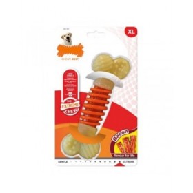 Giocattolo da mordere per cani Nylabone Extreme Chew Pro Action Bacon Taglia L Nylon