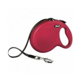 Guinzaglio per Cani Flexi New Classic 8m Rosso Taglia L